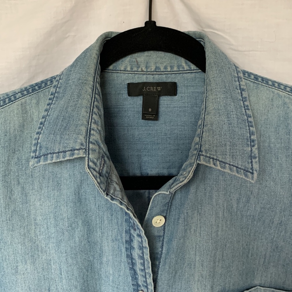 J. Crew chambray denim shirt
